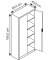 Stahlschrank 08920-00 S10094 lichtgrau 93,0 x 40,0 x 195,0 cm, aufgebaut
